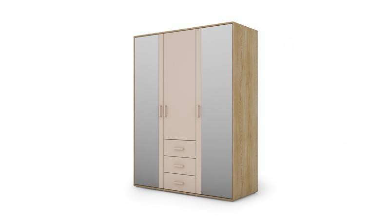 Capannoli wardrobe 3s 3d mirror